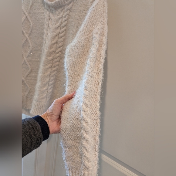 Maurices Cable Knit Cream Sweater S New! - Picture 7 of 10